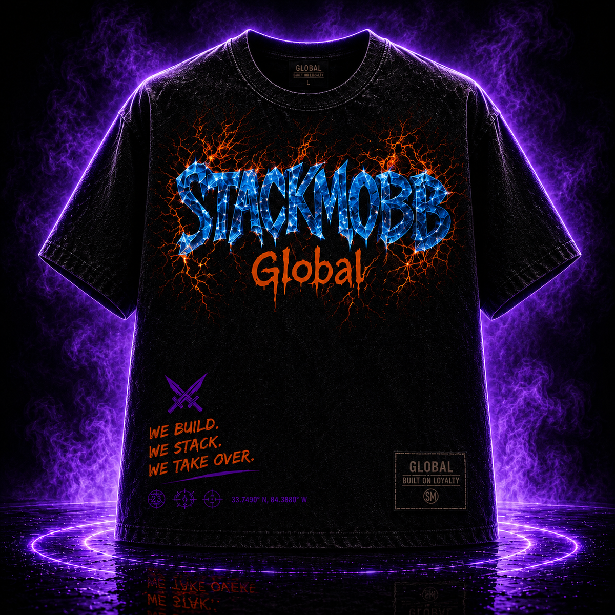 STACKMOBB GLOBAL TEE — DROP 002