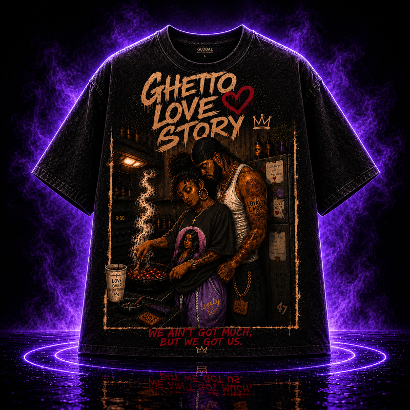GHETTO LOVE STORY TEE 1— DROP 002