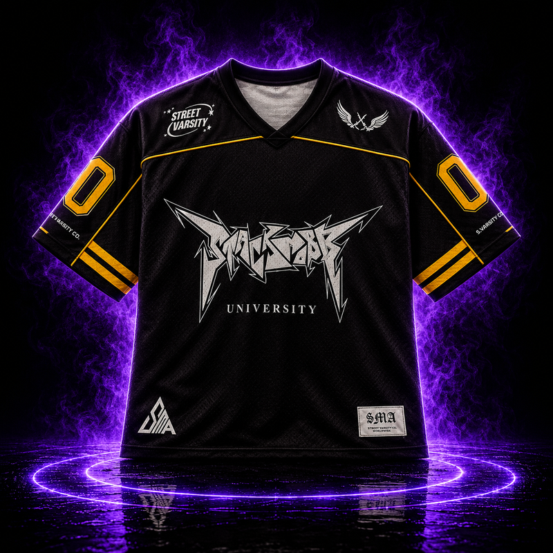 STACKMOBB ”UNIVERSITY” Jersey (Blk/Yellow)