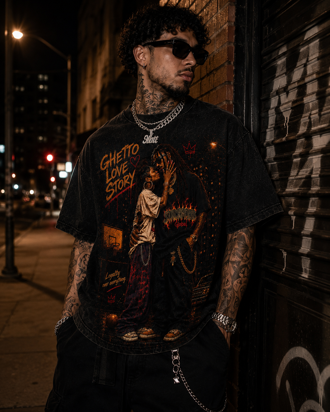 GHETTO LOVE STORY TEE 2— DROP 002