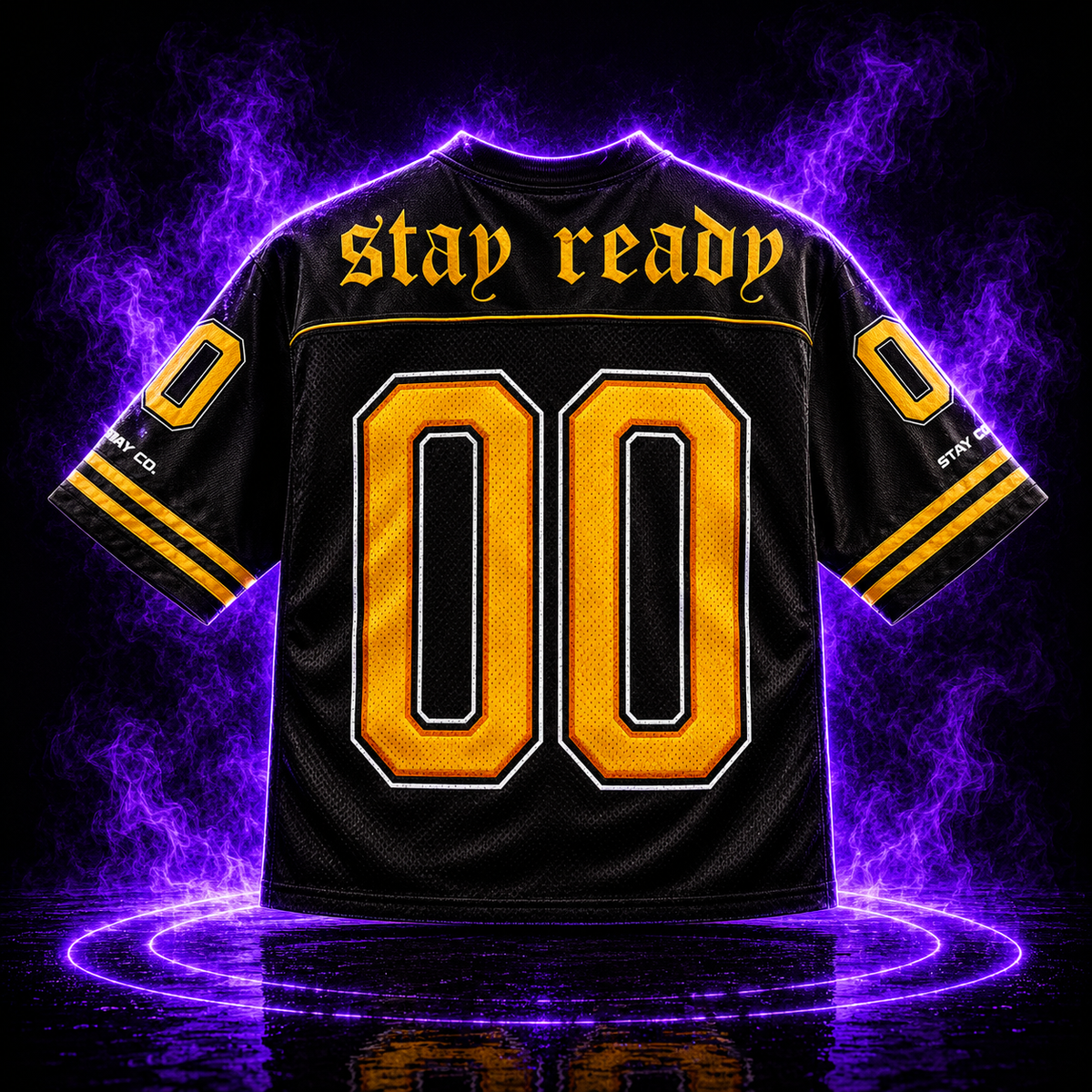 STACKMOBB ”UNIVERSITY” Jersey (Blk/Yellow)