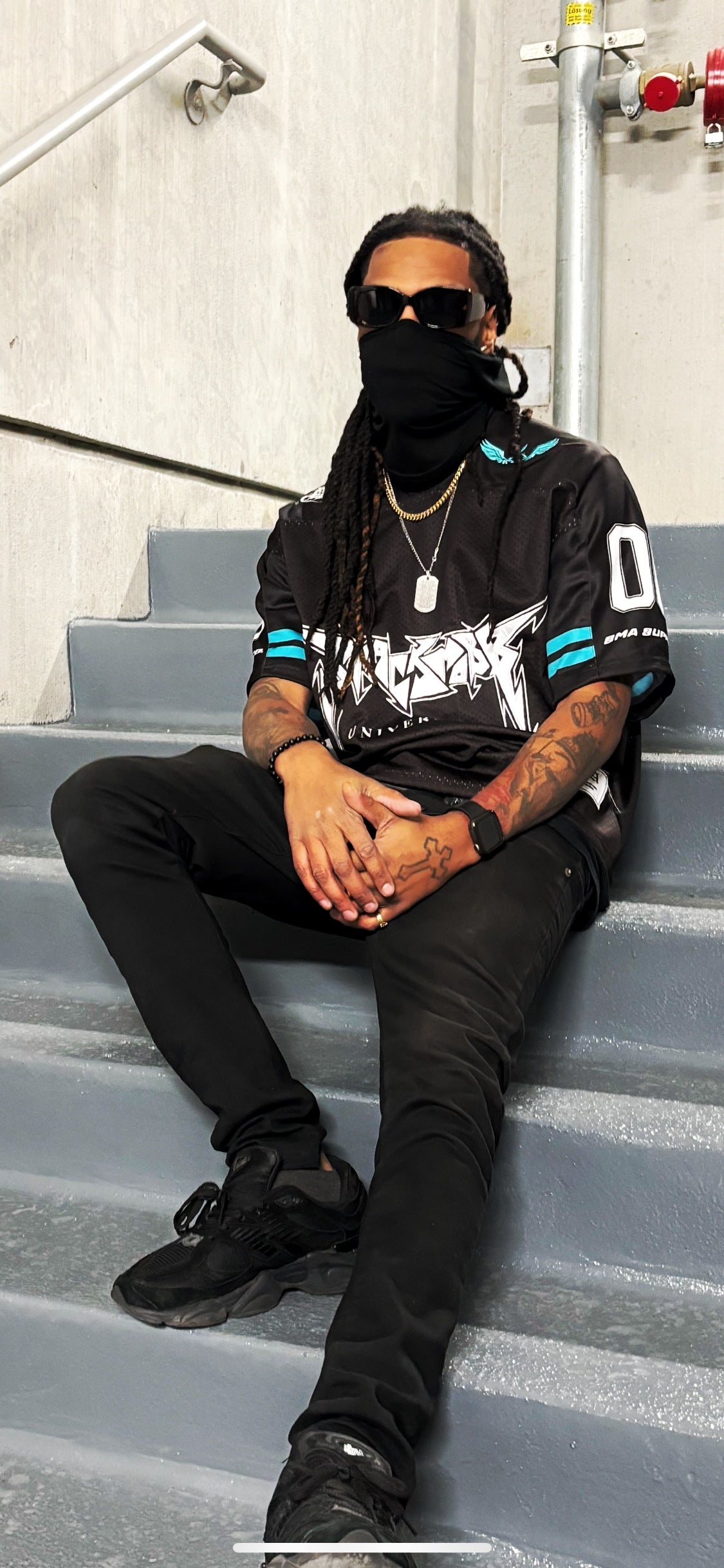 STACKMOBB ”UNIVERSITY” Jersey (Blk/Blue)