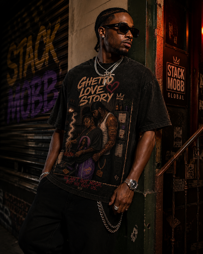 GHETTO LOVE STORY TEE 1— DROP 002